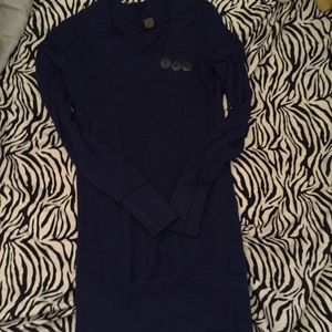 Dark Blue sweater with buttons