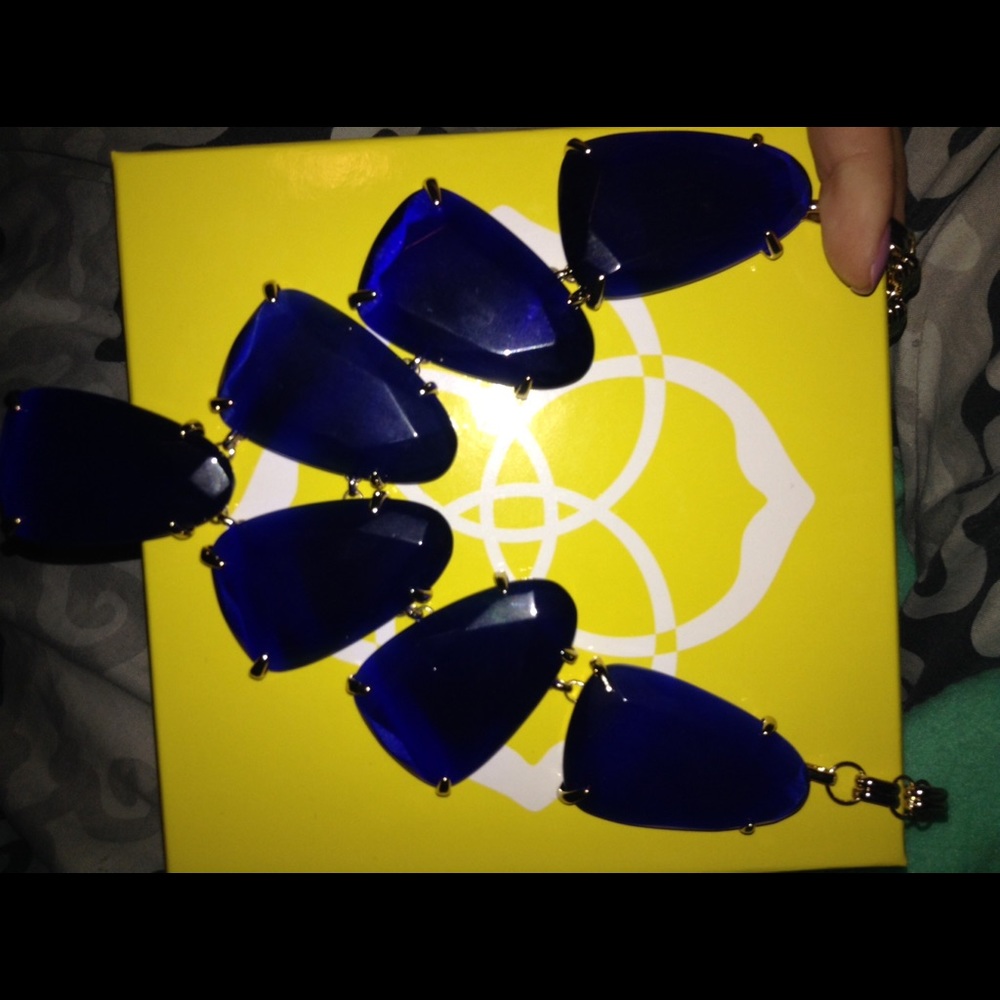 NWT Kendra Scott cobalt Harlow