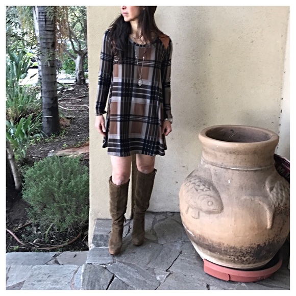 ✨LAST ONE ✨Plaid  tunic dress - Picture 4 of 8
