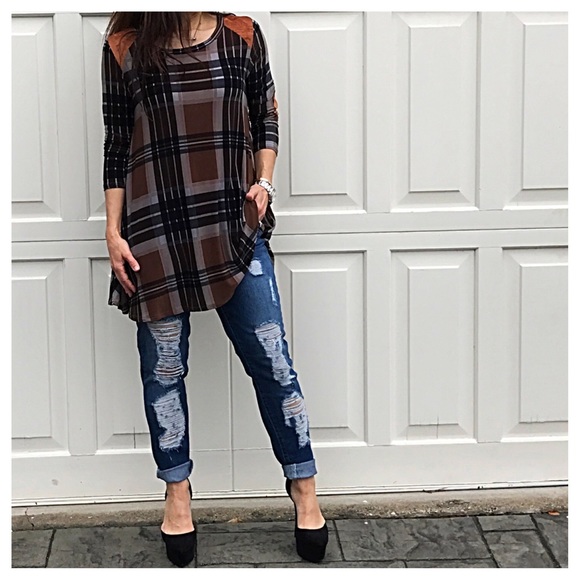 ✨LAST ONE ✨Plaid  tunic dress - Picture 2 of 8