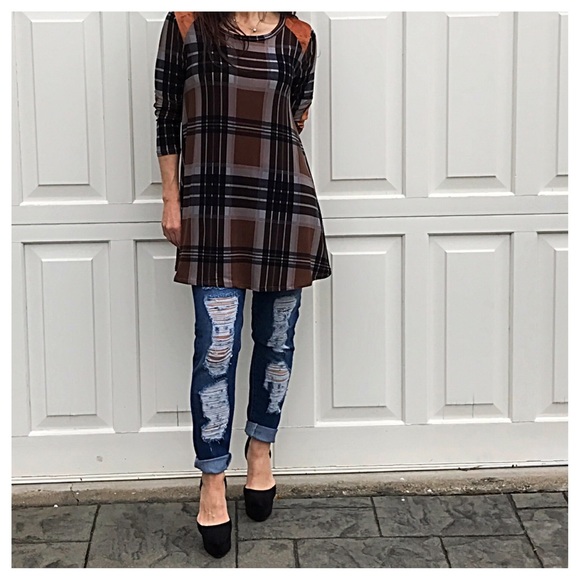 ✨LAST ONE ✨Plaid  tunic dress - Picture 3 of 8