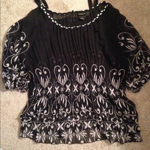 Lane Bryant Very Pretty Dress Shirt with Camisole