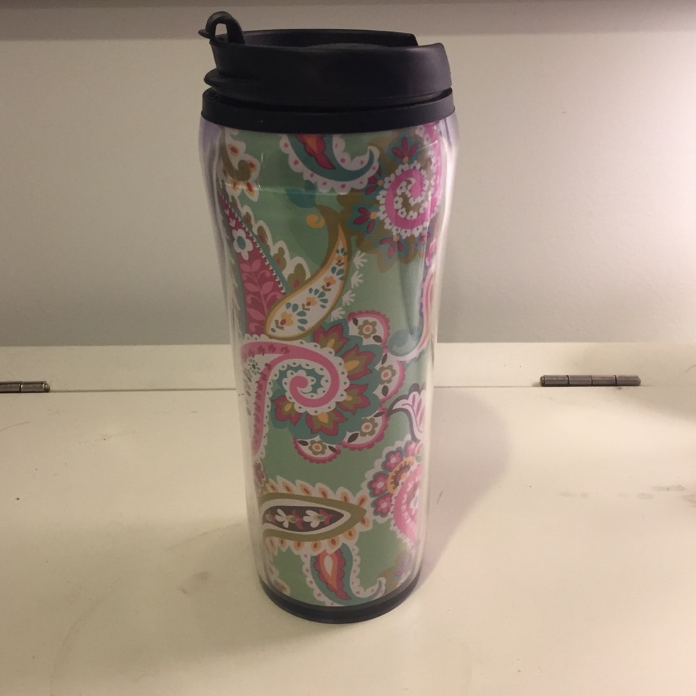 Vera Bradley travel coffee mug