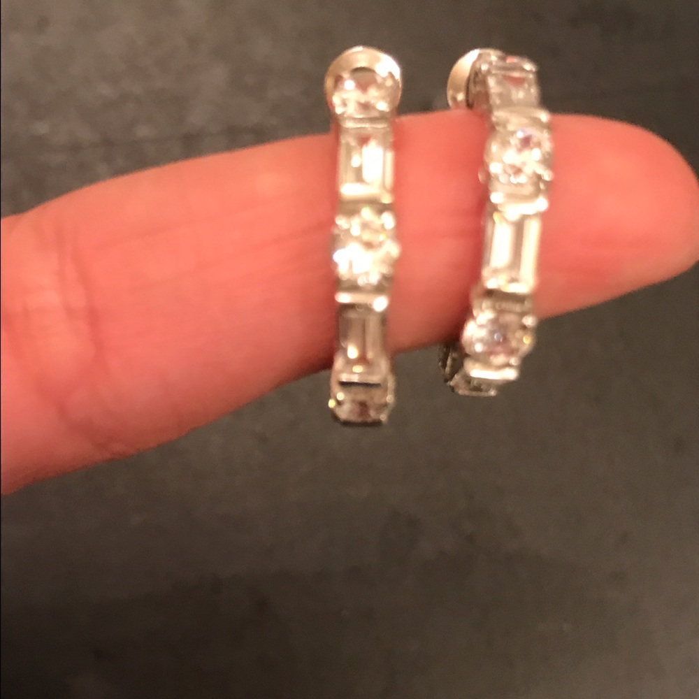 Gorgeous Cubic Zirconia earrings. Never worn.