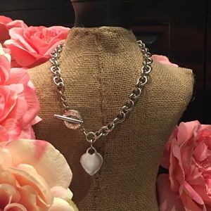 Tiffany @ Co. Heart Tag Toggle Necklace