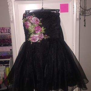 rare NWOT betsey johnson strapless dress