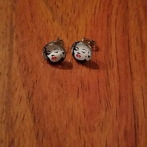 Marilyn Monroe stud earrings