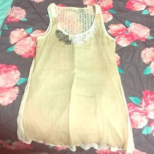 Beautiful miss me tank top!