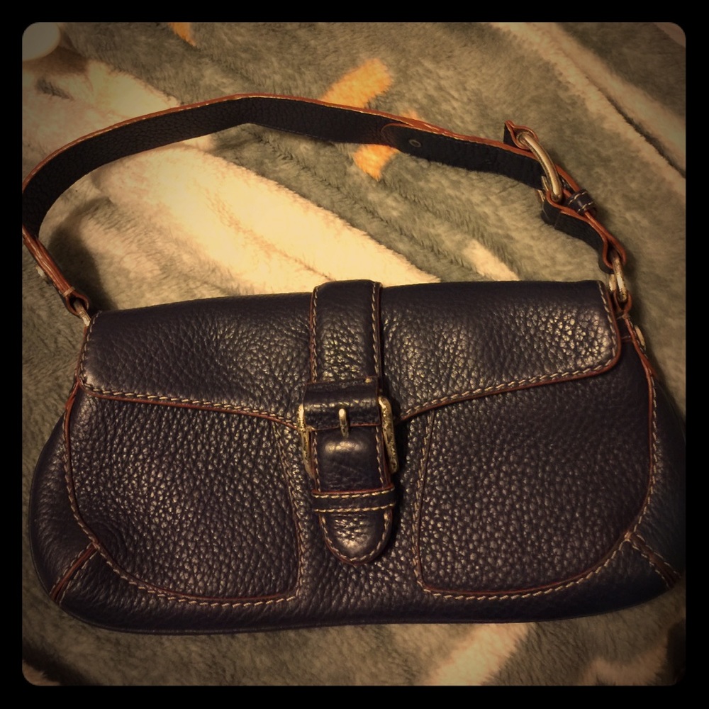 Vintage Michael Kors Navy Handbag