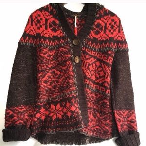 Free People fuzzy sweater worn once medium