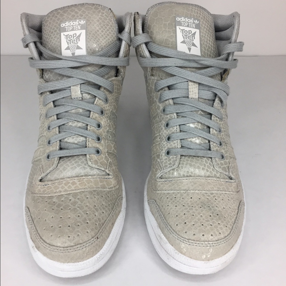 Adidas Top Ten Snakeskin look Hightops - Size 12