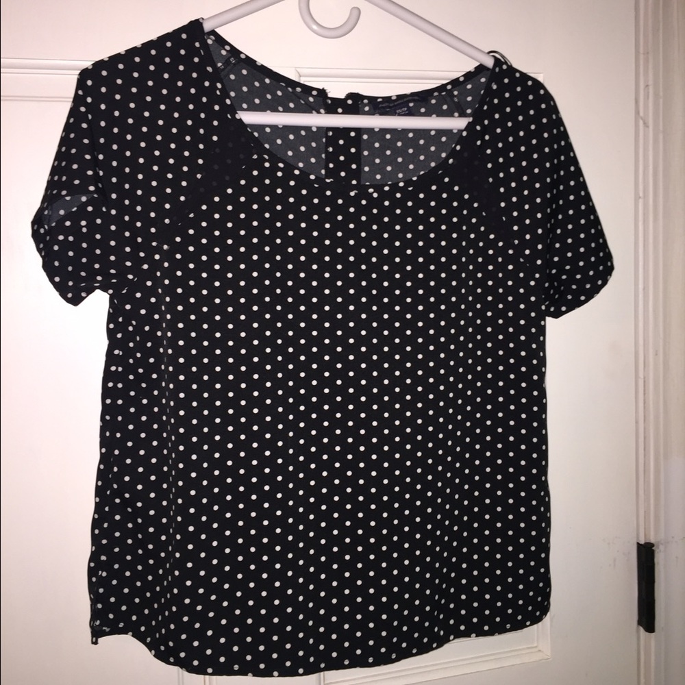 American Eagle Polka Dot Top