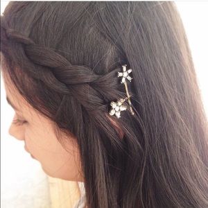 Crystal Hair Pin Duo