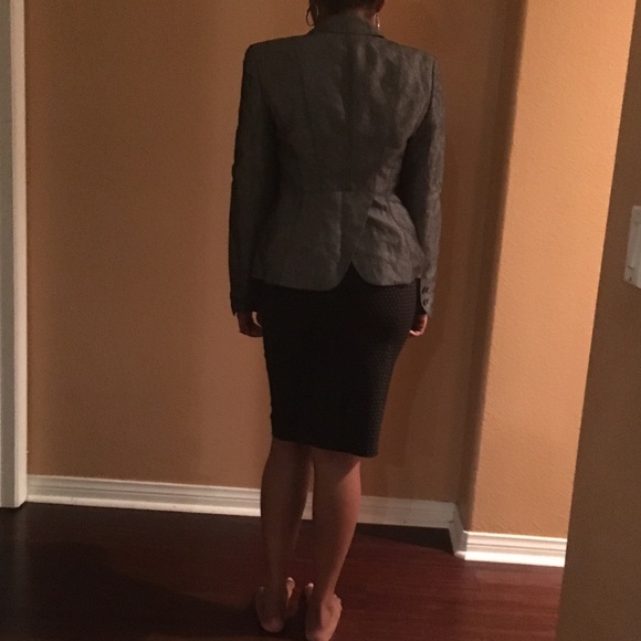 NWT $159 Bebe gray blazer sz 6 - Picture 2 of 2