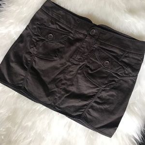 Armani Exchange Black Mini Skirt