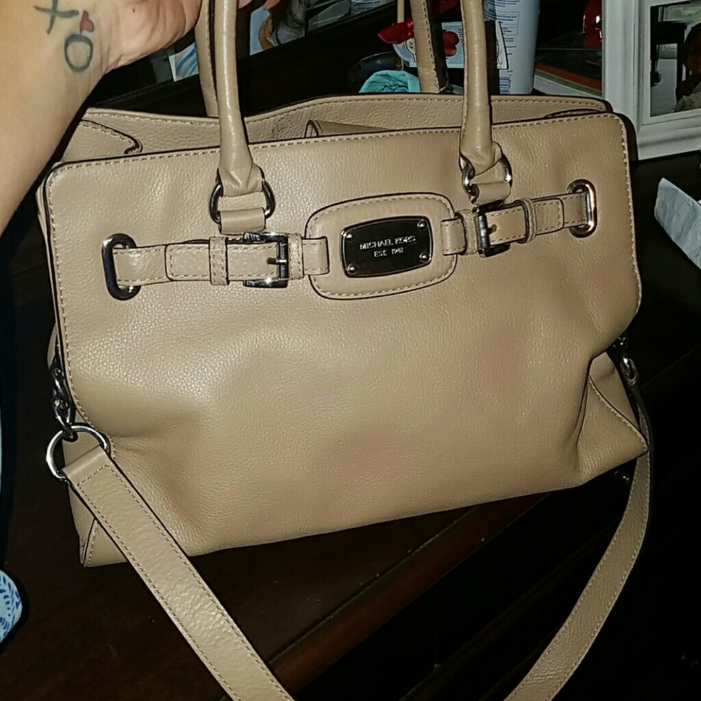 Reduced!!! Nude MK Michael Kors Medium Satchel