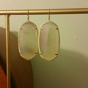Kendra Scott iridescent agate Danielle earrings