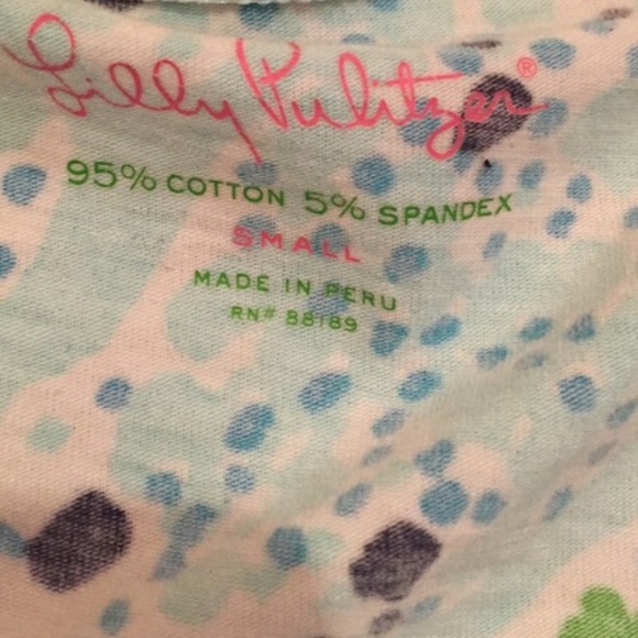 🌴Lilly Pulitzer Lets Cha-Cha V-Neck Top - S 🌴 - Picture 4 of 4