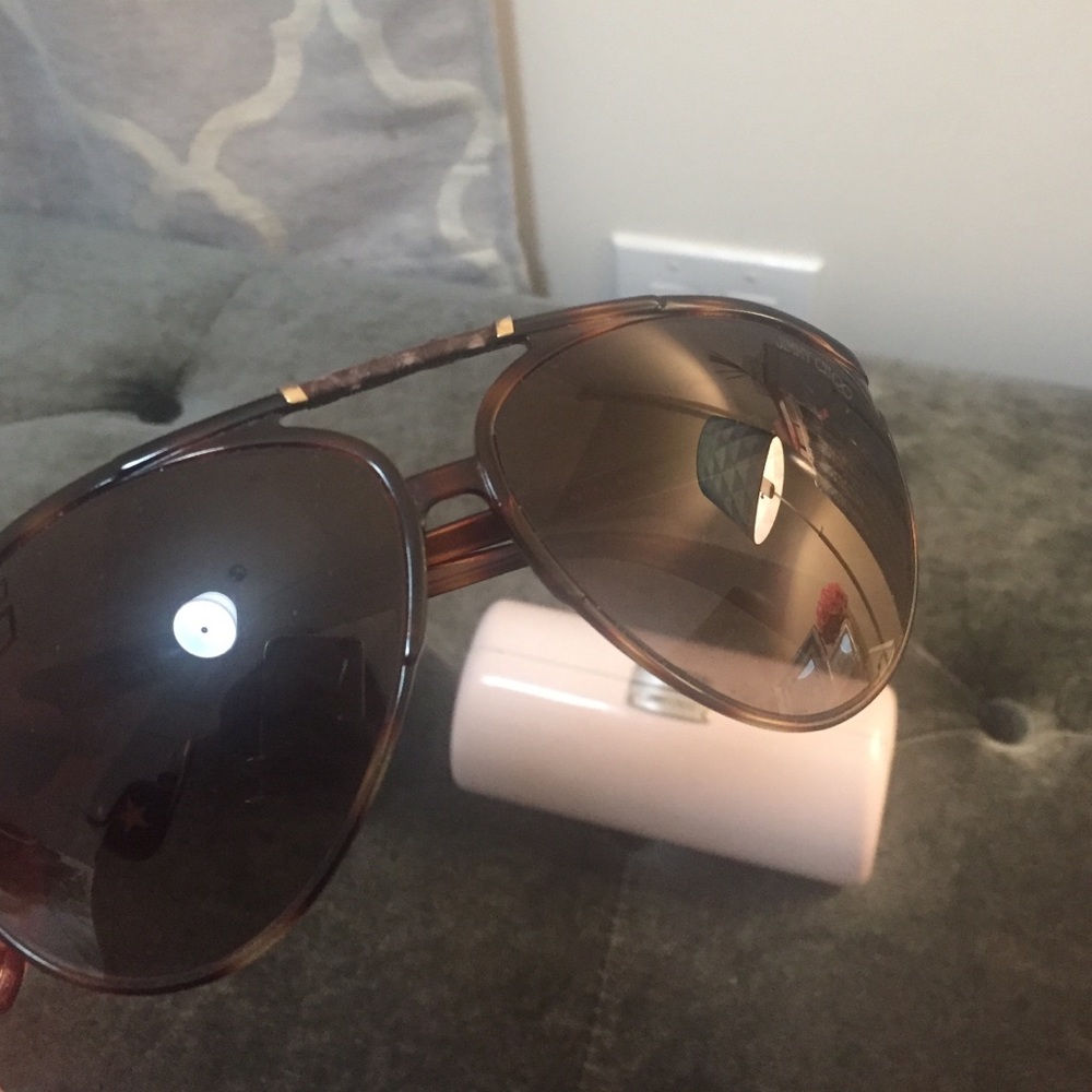 Jimmy Choo Aviator Sunglasses
