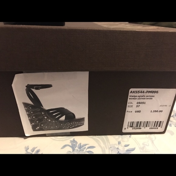 Roberto Cavalli Studded Wedges - Picture 4 of 4