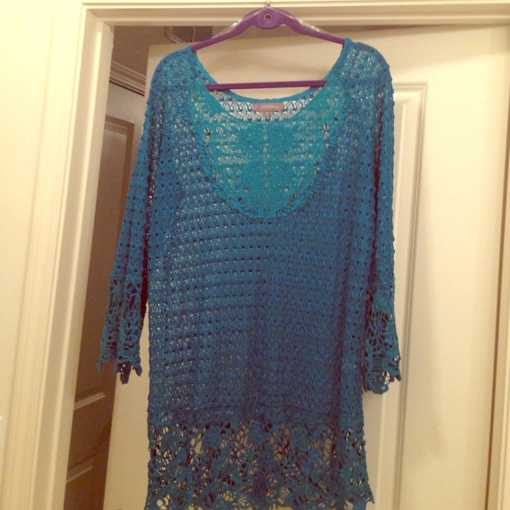 Gorgeous teal tunic/dress!