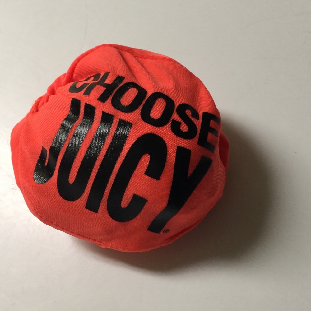 Juicy Couture foldable shopper tote