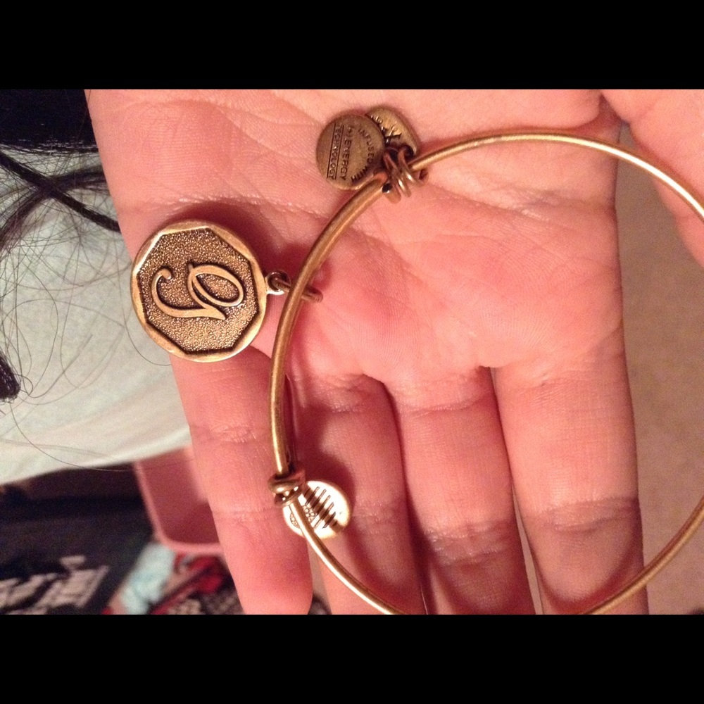 G initial Alex and ani bracelet