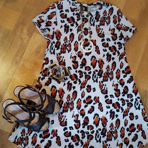 Cheetah Swing dress or tunic