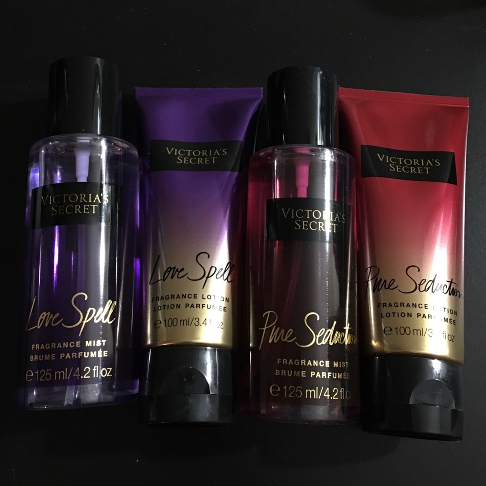 Victoria secret fragrance perfume and body lotion