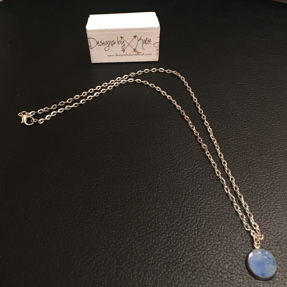 Pastel Druze necklace by Katie Leigh
