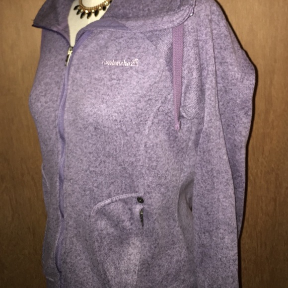 Avalanche Purple Zip Up Jacket - Picture 3 of 3