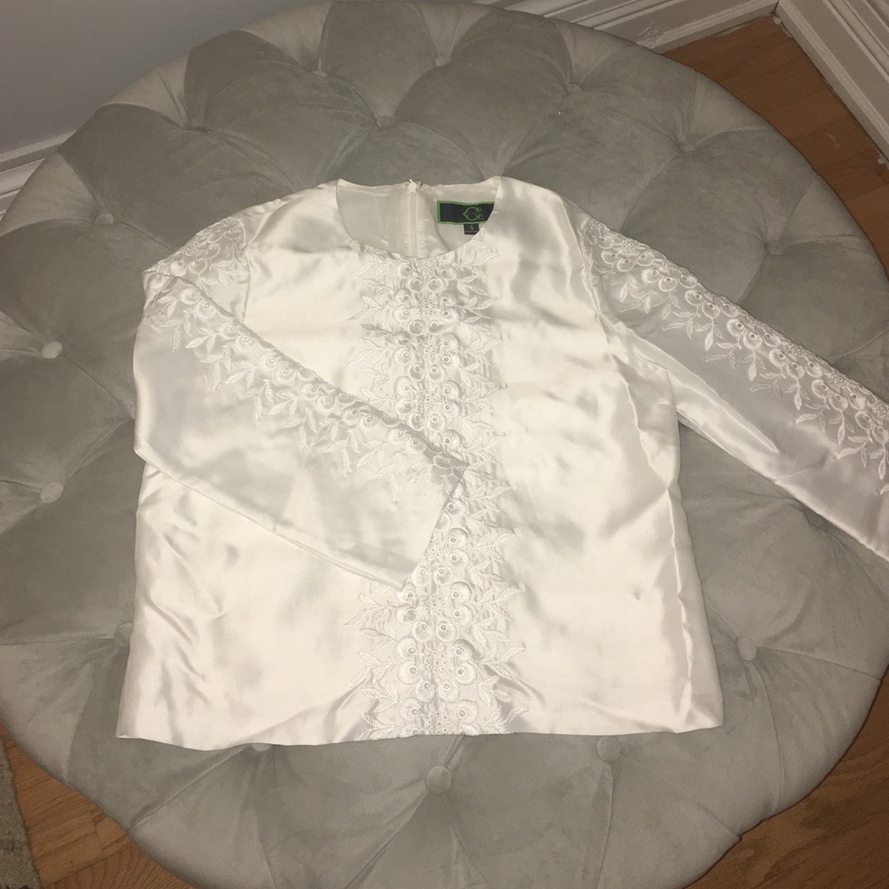 C. Wonder silk taffeta blouse. Never worn!