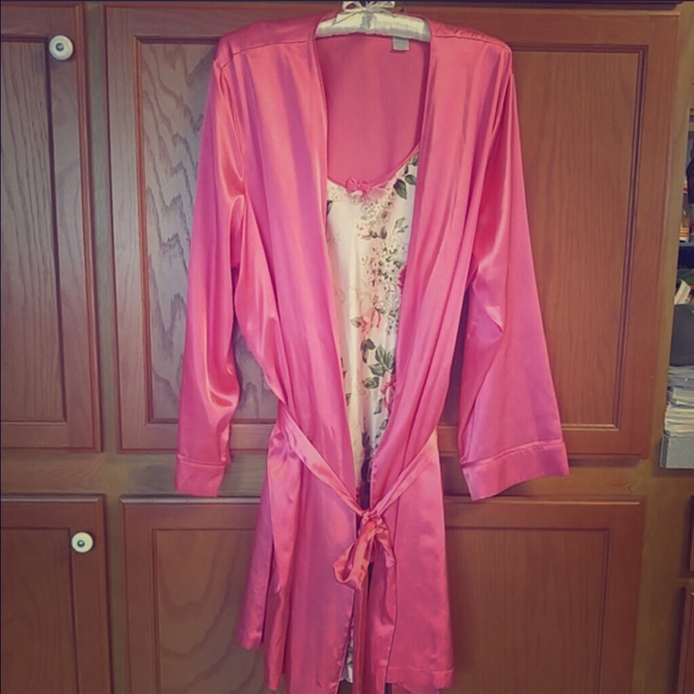 Satin Gown & Robe