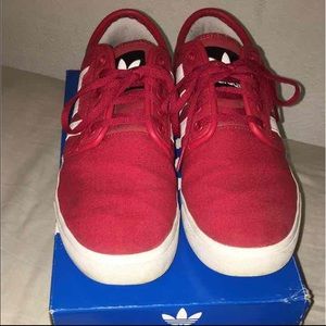 Men's Red Seeley Adidas Sneakers