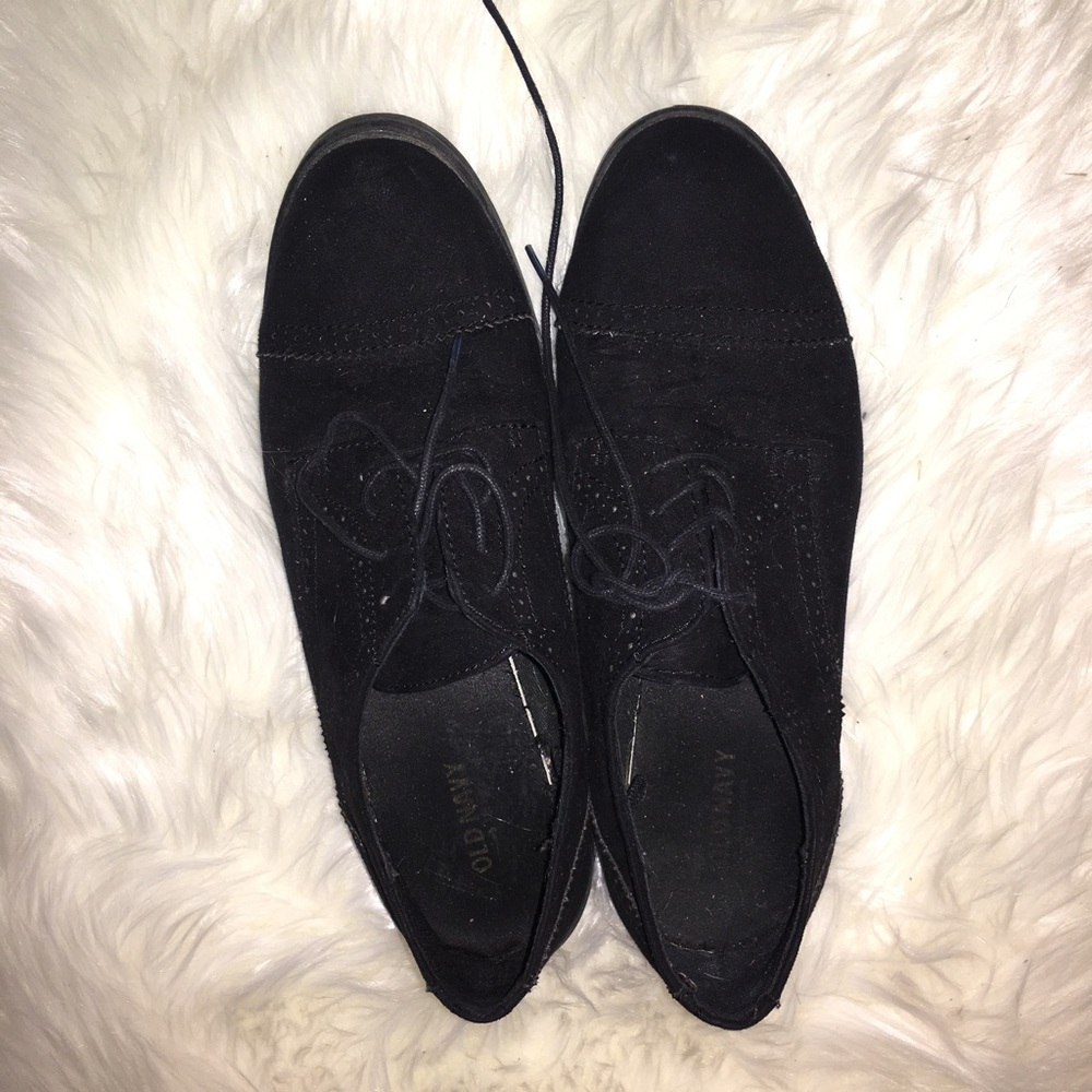 black loafer shoes