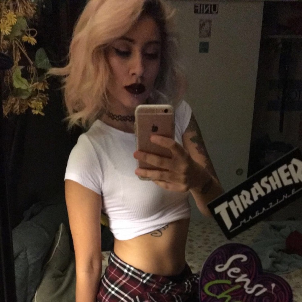 2 brandy Melville white shirts 💕