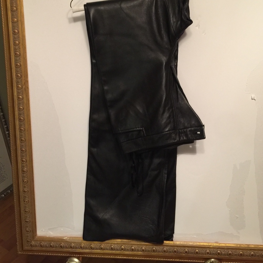 Soft leather pants