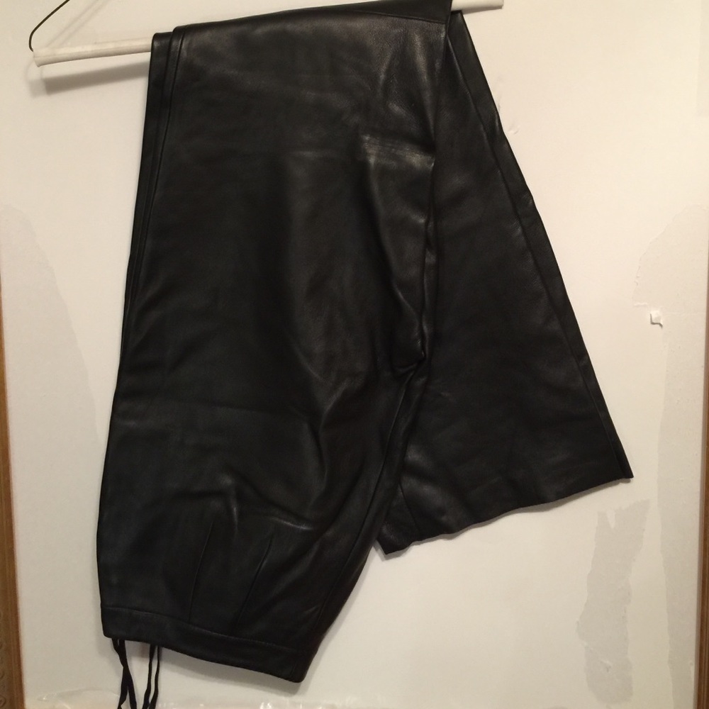 Soft leather pants
