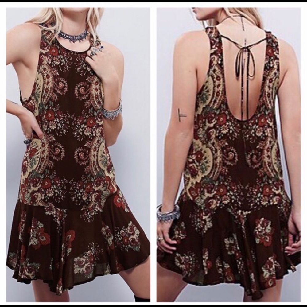 FREE PEOPLE Floral Swing Dress