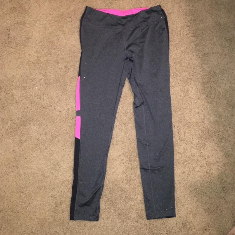 A pair of athletic leggings