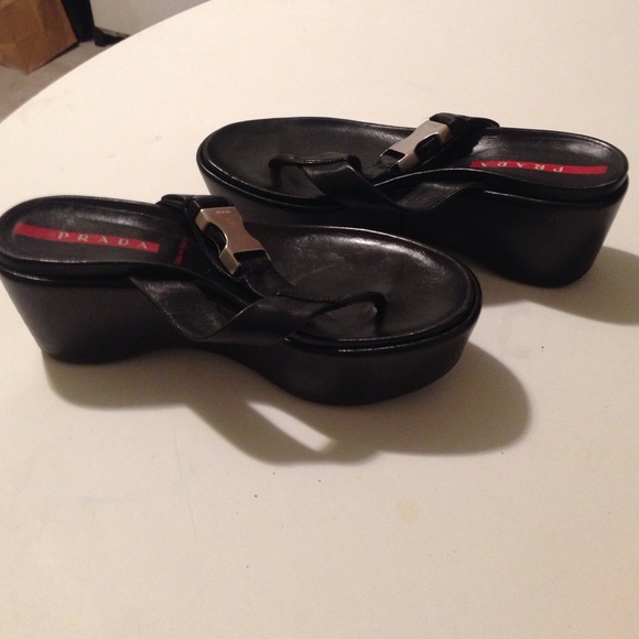 Authentic Prada Wedges - Picture 2 of 4
