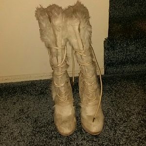 Final drop Tall heel boots