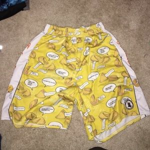 Fortune Cookie themed Lacrosse shorts 🍪🎗