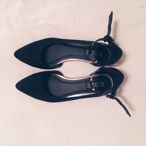 Black Deena & Ozzy Pointed Toe Flats