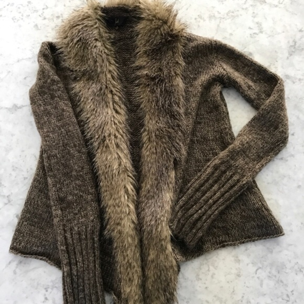 🚫 SOLD🚫 Jack by BB Dakota Faux Fur Cardigan