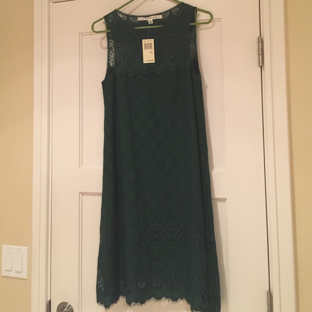 Emerald Green Max Studio lace dress