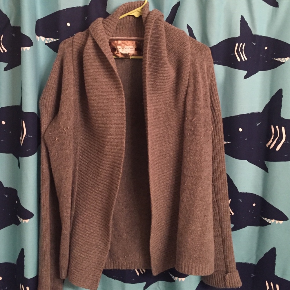 Abercrombie cowl neck sweater/cardigan