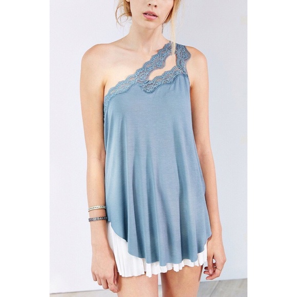 Urban Outfitters Tops - [kimchi & blue] cutout lace one-shoulder tank top
