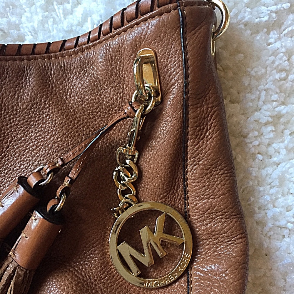 Michael Kors Pebbled Leather Hobo Shoulder Bag