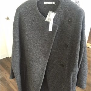 Alice + Olivia Wool Cacoon Coat